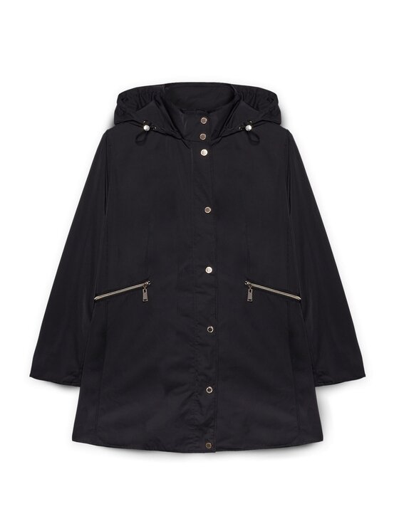 Fiorella Rubino Fiorella Rubino Cappotto invernale F387T001276N033 Nero A-Line Fit