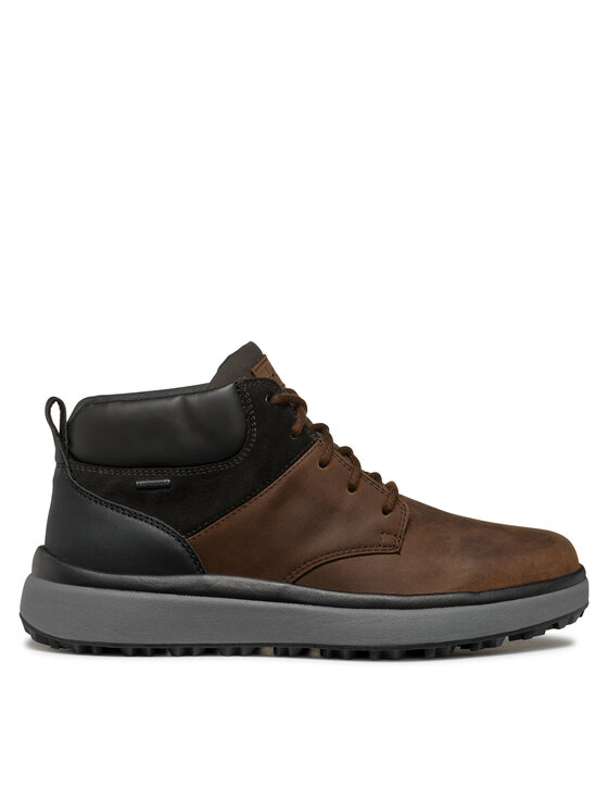 Geox Geox Šnurovacia obuv U Granito + Grip B A U46FZA 0FF22 C6009 Hnedá