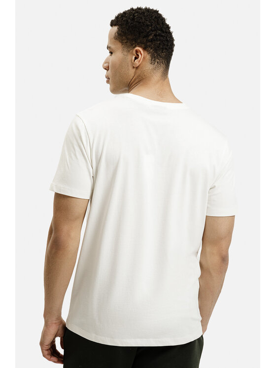 Cross Jeans Cross Jeans T-Shirt 16127-252 Biały Regular Fit