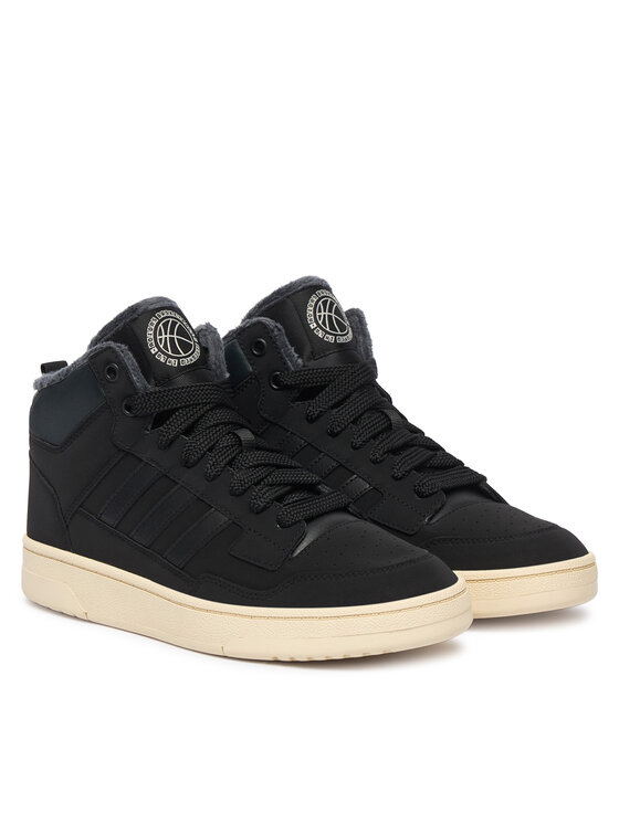 adidas adidas Sneakersy Rapid Court Mid Winterized Shoes JR1026 Czarny