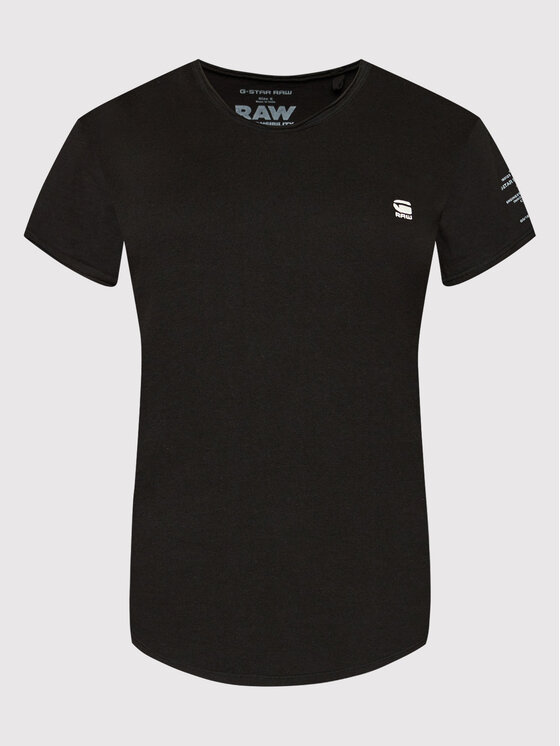 G-Star Raw G-Star Raw T-Shirt Mysid D20483-C506-6484 Czarny Regular Fit
