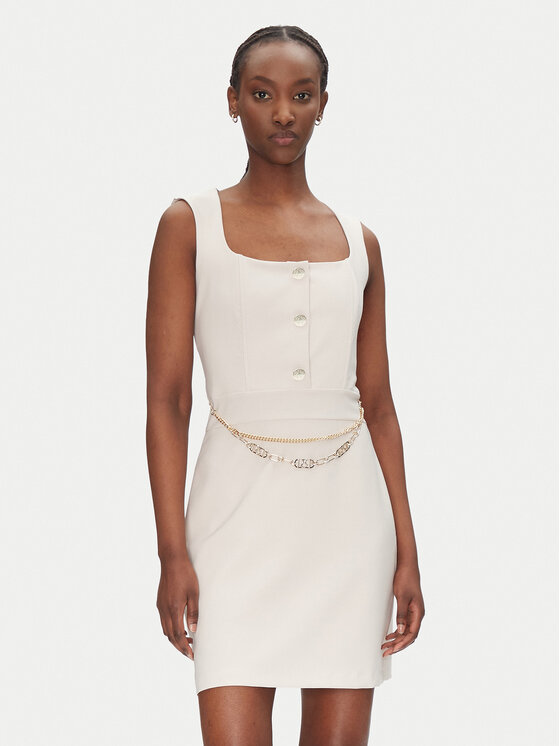 Rinascimento Rinascimento Coctailkleid CFC0124908003 Beige Regular Fit