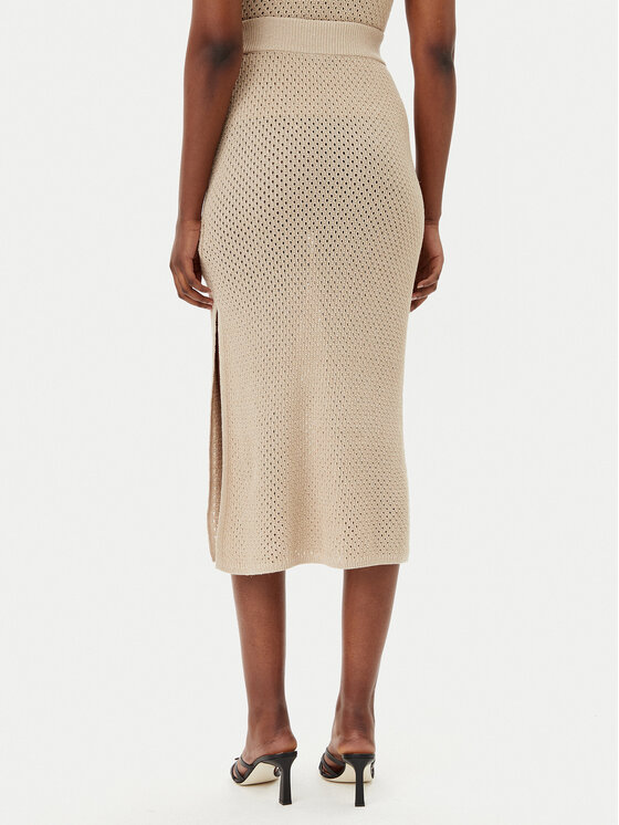 Marella Marella Pouzdrová sukně Arak2 2513301022 Béžová Slim Fit