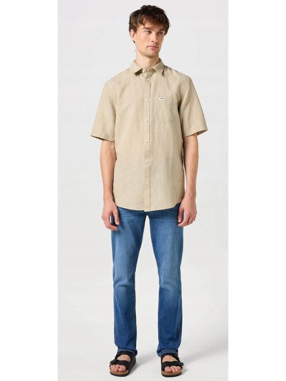 Wrangler Wrangler Jeansy Athletic Fit Niebieski Regular Fit