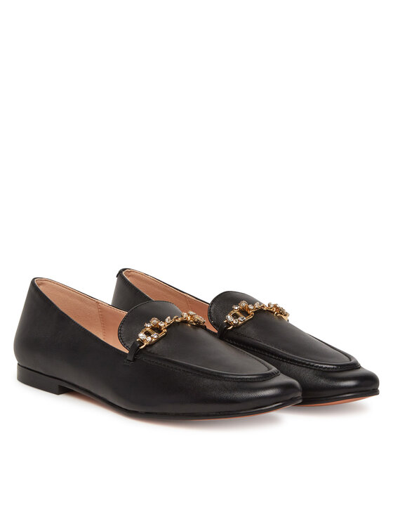 TWINSET TWINSET Loafersy 251TCP134 Černá