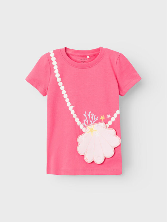 NAME IT NAME IT Póló Zuzzie 13226878 Rózsaszín Regular Fit