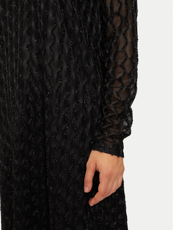 Vila Vila Kokteilinė suknelė Zalma 14102492 Juoda Regular Fit
