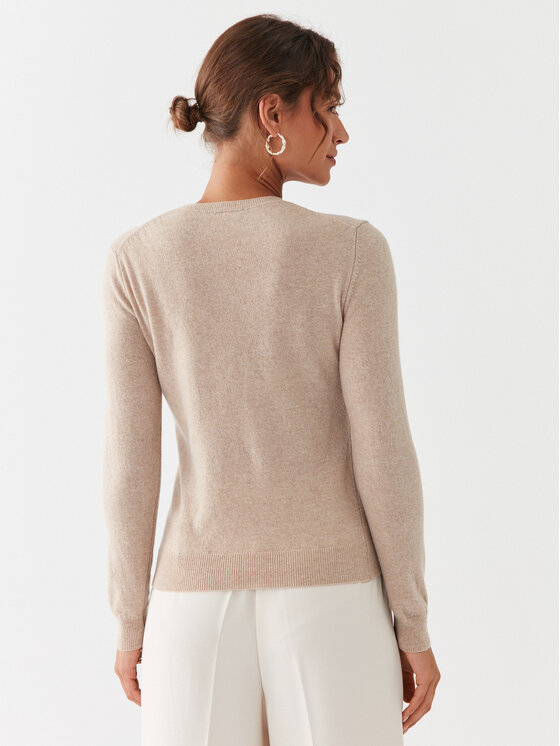 United Colors Of Benetton United Colors Of Benetton Džemper 1002D1K01 Bež Regular Fit