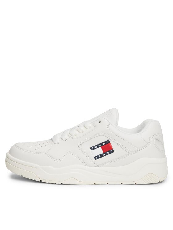 Tommy Jeans Tommy Jeans Laisvalaikio batai Tjw New Basket Sneaker Lc EN0EN02524 Écru