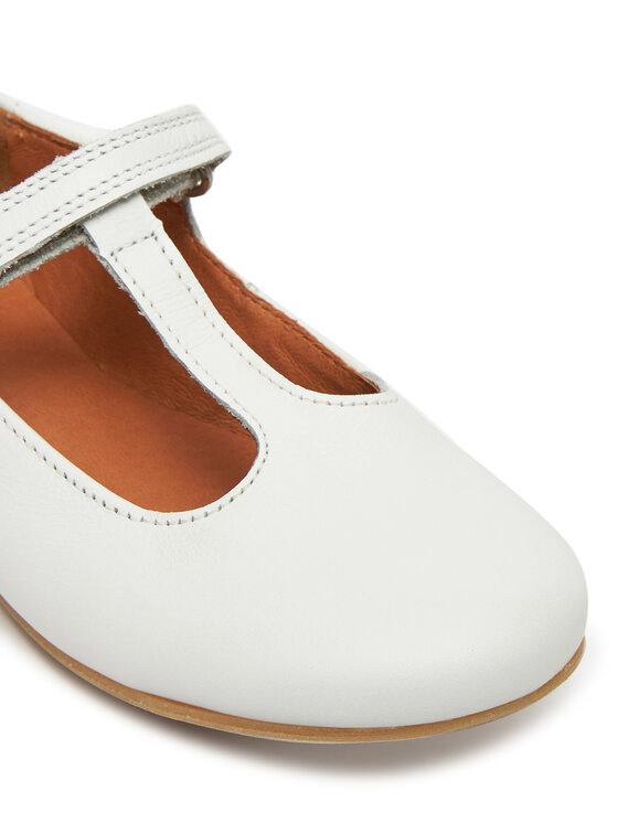 Froddo Froddo Baleriny Fionas T-Bar G3140183-2 M Biały