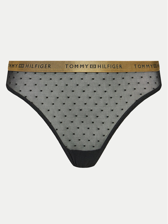 Tommy Hilfiger Stringi UW0UW05533 Melns