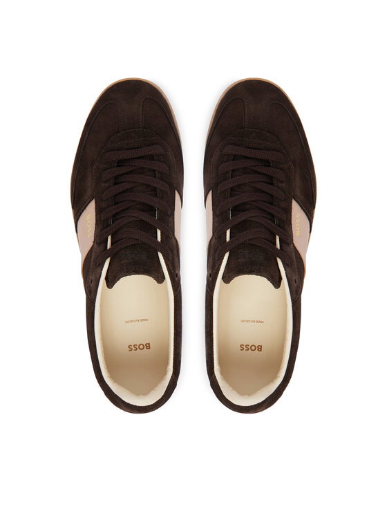 BOSS BOSS Sneakersy Brenta 50563375 Tmavě hnědá