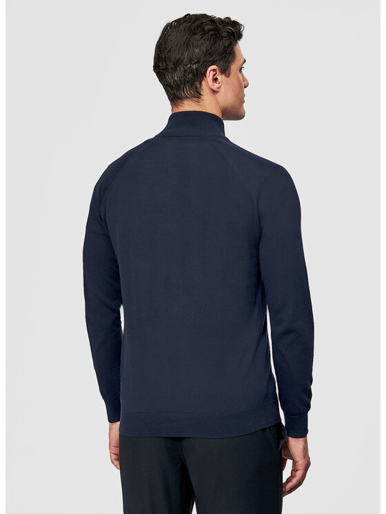 Pako Lorente Pako Lorente Sweter P26SF-2X-007 Granatowy Classic Fit