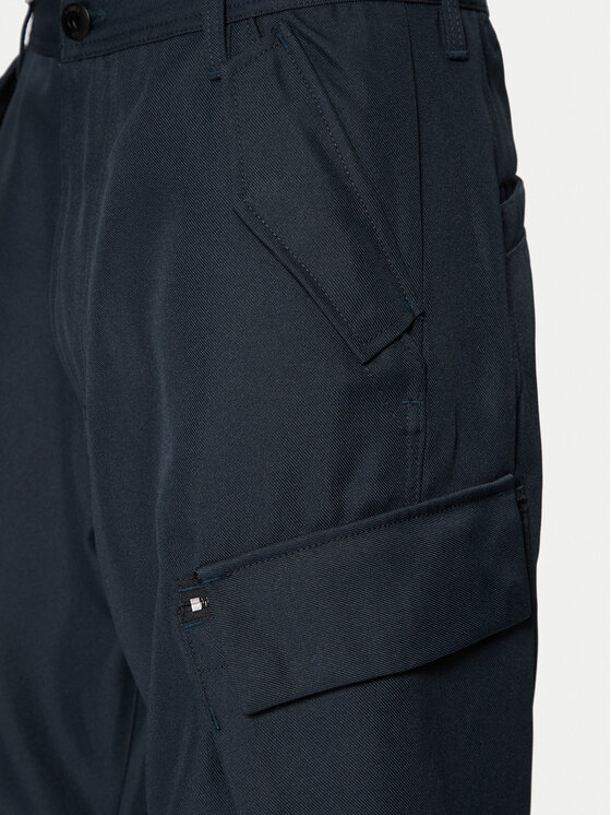 G-Star Raw G-Star Raw Kalhoty z materiálu R-3N D25224 862 Tmavomodrá Straight Fit