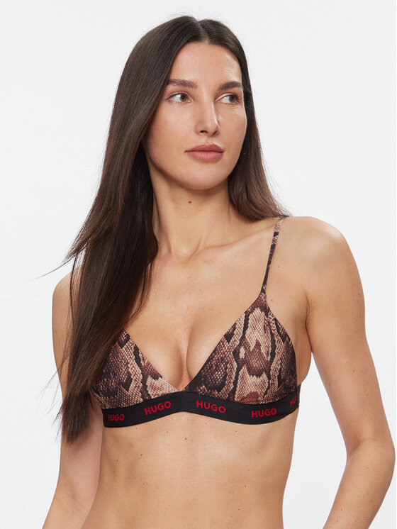 HUGO Hugo Bikini pezzo sopra 50510707 Marrone