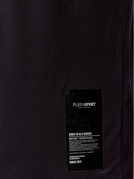 Plein Sport Plein Sport T-Shirt SACC MTK6027 SJY001N Czarny Regular Fit