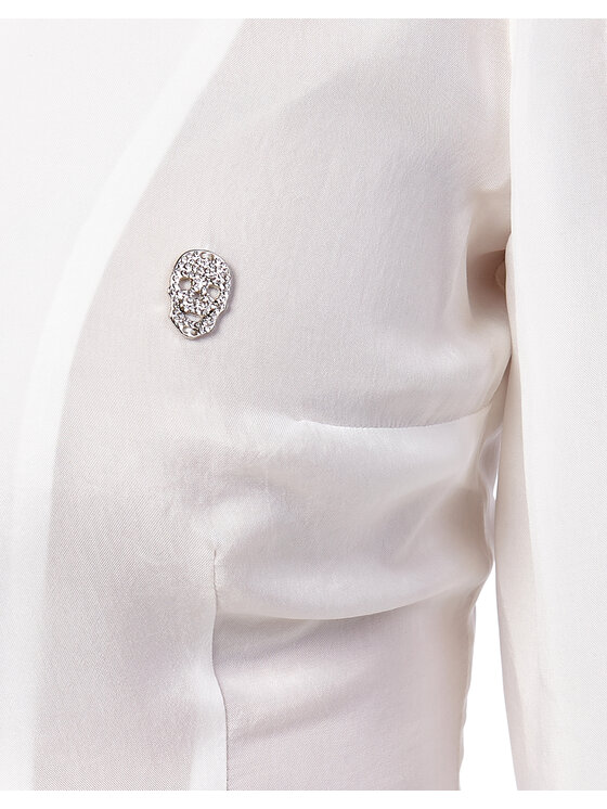 PHILIPP PLEIN PHILIPP PLEIN Koszula 23929 Biały Fitted Fit