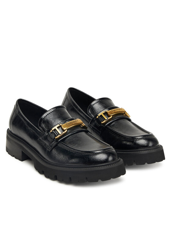 TWINSET TWINSET Loafers 252TGT080 Negru