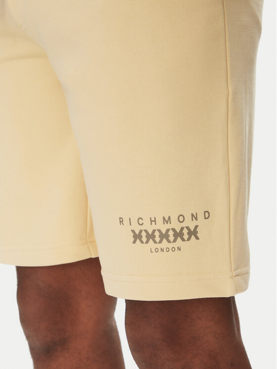 Richmond X Richmond X Športové kraťasy UMP25007BE Béžová Regular Fit