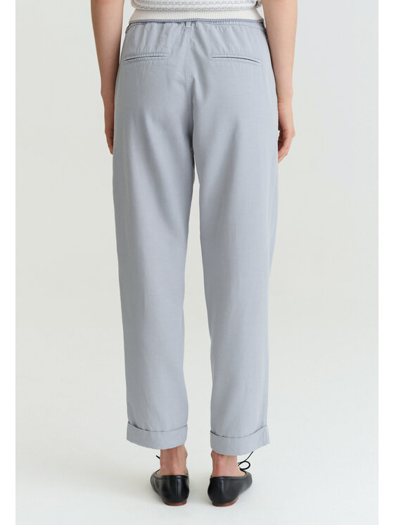 TATUUM TATUUM Spodnie materiałowe SEREMIO 1 Szary Loose Fit