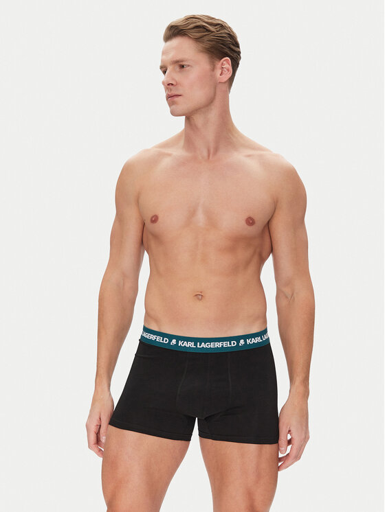 KARL LAGERFELD KARL LAGERFELD Set di 3 boxer A1M47021 Nero