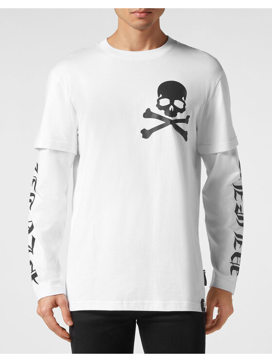 PHILIPP PLEIN PHILIPP PLEIN Tričko 14855 Biela Regular Fit