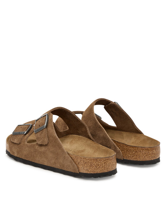 Birkenstock Birkenstock Natikači Arizona 1032678 Temno bež