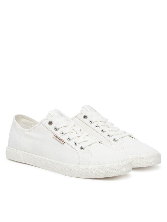 Calvin Klein Jeans Calvin Klein Jeans Πάνινα παπούτσια Ess Vulc Low Mg Cv YM0YM01301 Λευκό