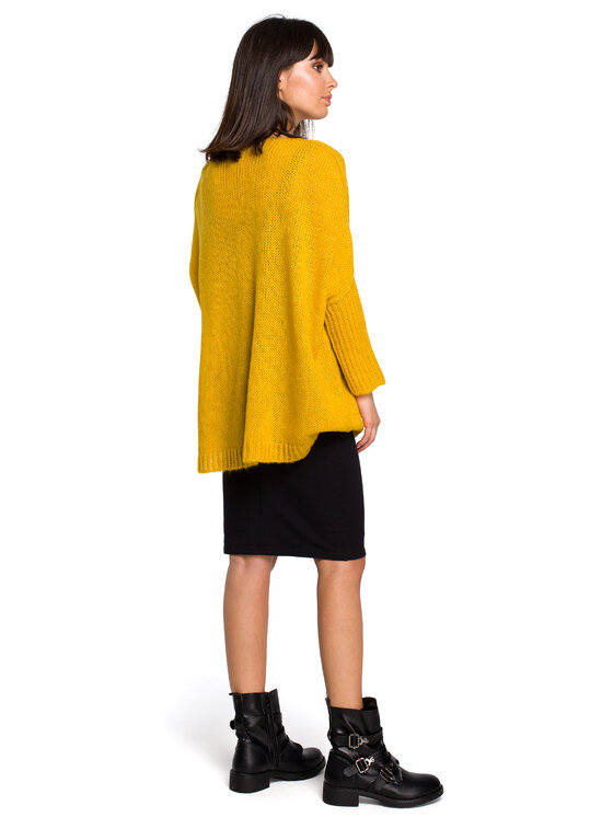 BeWear BeWear Sveter bk018 Žltá Custom Fit