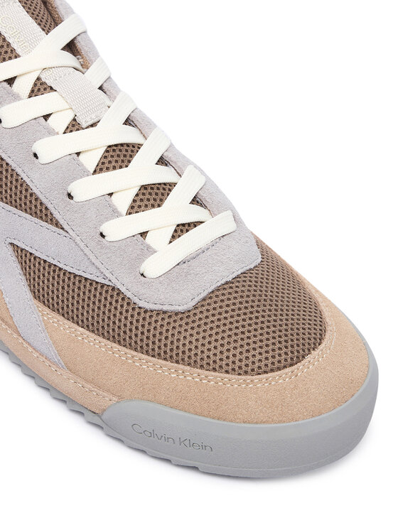 Calvin Klein Calvin Klein Сникърси Low Pro Runner Mix Mat HM0HM02208 Кафяв