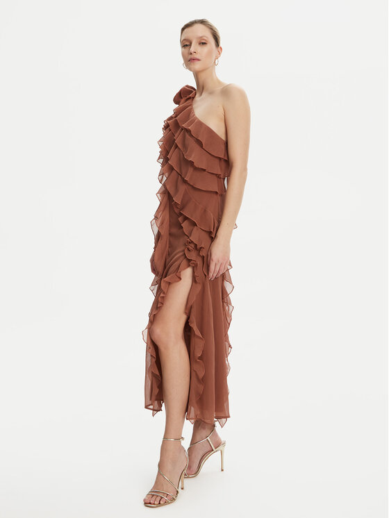 French Connection French Connection Coctailkleid 71YOR Braun Regular Fit
