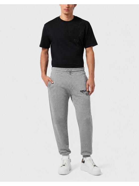 PHILIPP PLEIN PHILIPP PLEIN Teplákové nohavice 25999 Béžová Jogger Fit