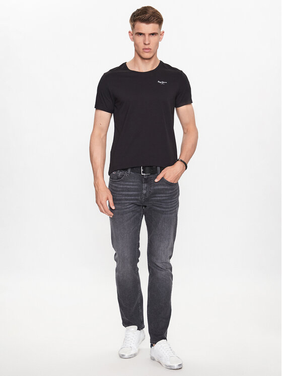 Pepe Jeans Pepe Jeans Set de tricouri﻿ Pepe Tshirt 2P PMU10976 Negru Regular Fit