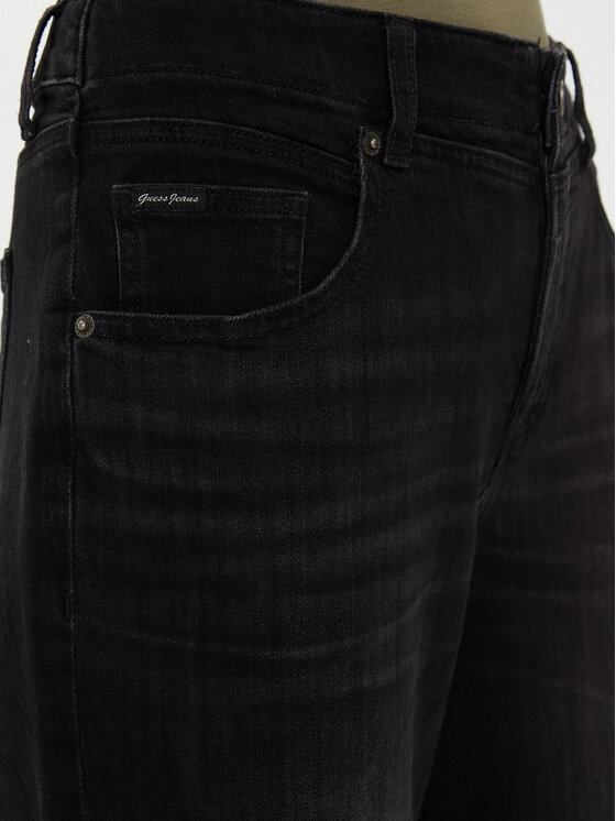 Guess Jeans Guess Jeans Džínsy W5BA3O D0142 Čierna Relaxed Fit