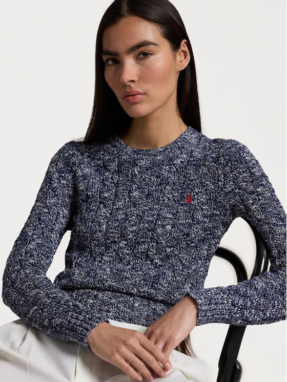 Polo Ralph Lauren Polo Ralph Lauren Džemper 211947924002 Tamnoplava Slim Fit