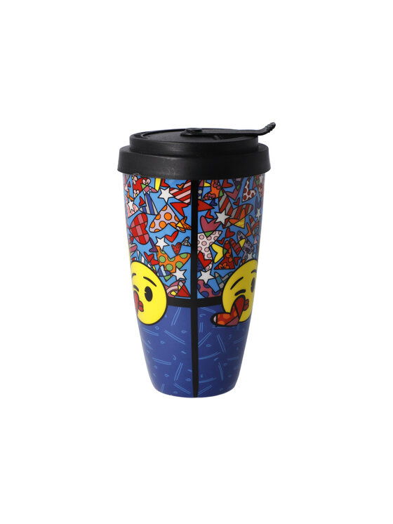 Goebel Goebel Kubek podróżny R.Britto-I Love You Kolorowy