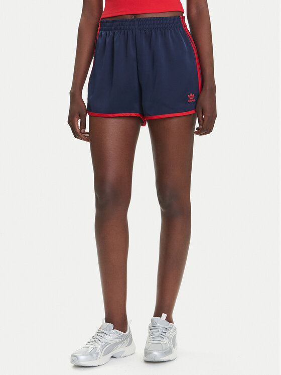 adidas Športové kraťasy adicolor 3-Stripes Sprinter JZ3514 Tmavomodrá Loose Fit