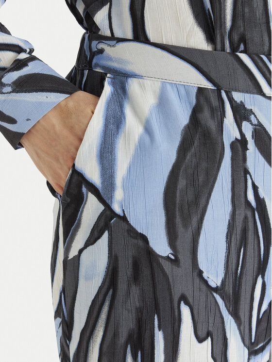 Vero Moda Vero Moda Hlače iz tkanine Vera 10338759 Modra Wide Leg