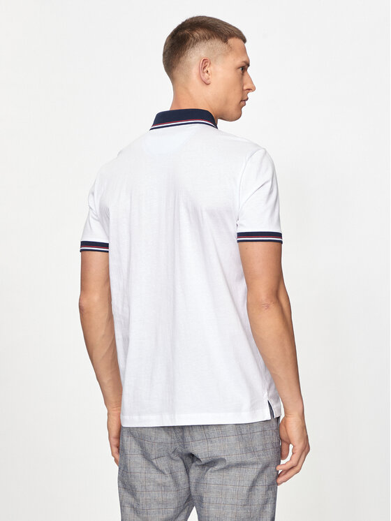 Pierre Cardin Polo C5 21284.2034 Blanc Regular Fit