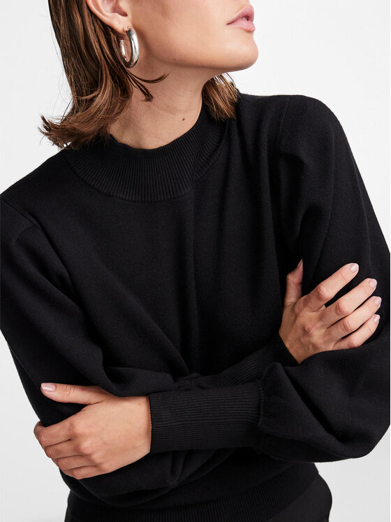 YAS YAS Rollkragenpullover 26030697 Schwarz Regular Fit