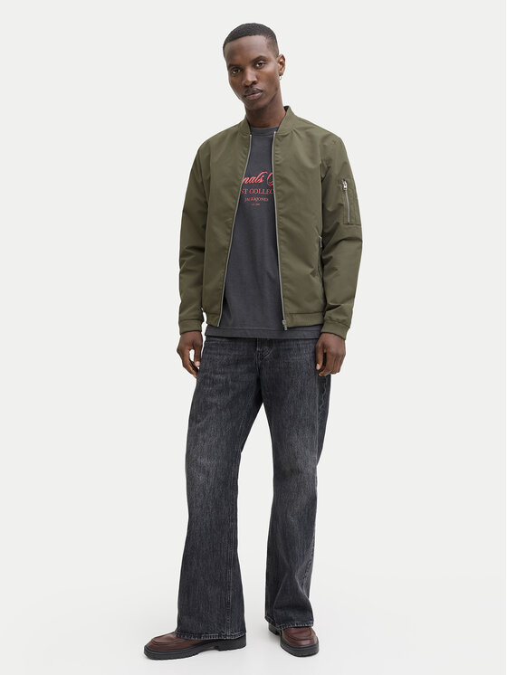 Jack & Jones Jack & Jones Bundy bomber Rush 12165203 Zelená Regular Fit