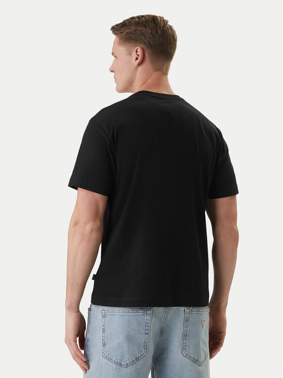 Guess Jeans Guess Jeans Tricou M6GIB7 K8HM0 Negru Regular Fit