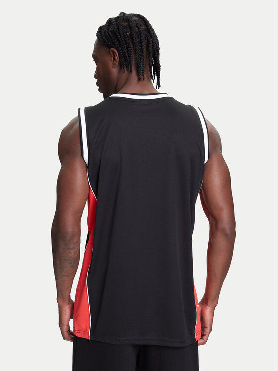 Karl Kani Karl Kani Tank top Signature Colorblock Basketball PD00005368 Czarny Regular Fit