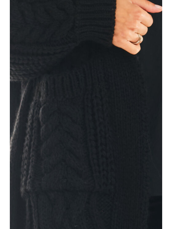 Awama Awama Svetr A393 Černá Basic Fit