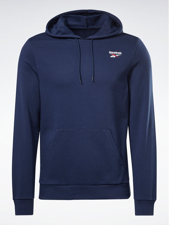 Reebok Reebok Džemperis Identity Logo HA9274 Tamsiai mėlyna Regular Fit