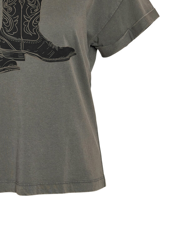 Noisy May Noisy May T-Shirt 27030135 Szary Regular Fit