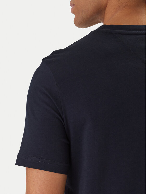 Tommy Hilfiger Tommy Hilfiger Тишърт Brand Love Big Text MW0MW42369 Тъмносин Regular Fit