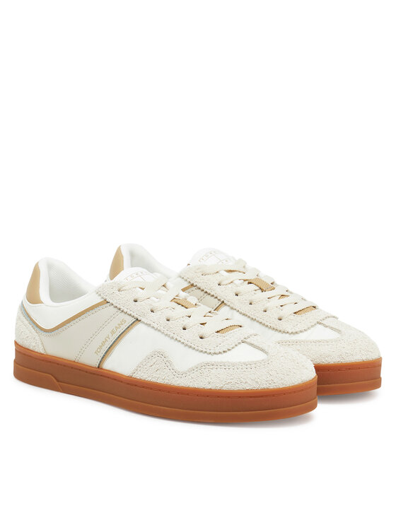 Tommy Jeans Tommy Jeans Laisvalaikio batai The Greenwich Mix Media EN0EN02730 Smėlio