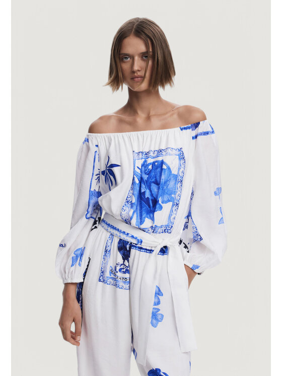 Desigual Desigual Ολόσωμη φόρμα JUMPSUIT_TÁMESIS Λευκό To Fit