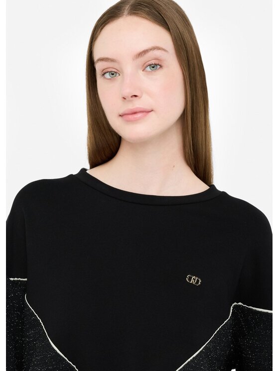 Liu Jo Liu Jo Felpa TF5158FS32109Z49 Nero Regular Fit